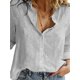 thumbnail image 4 of QUTETN Women Linen Long Sleeve Shirts Summer Fall Casual Loose Button Blouse Tops Office Lady Outwear Top, 4 of 4