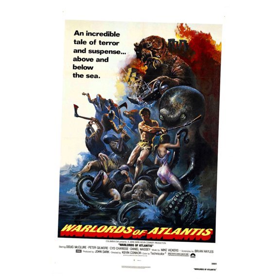Warlords Of Atlantis Movie Poster 11inx17in Mini Poster 11x17 poster