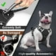 thumbnail image 2 of Chaleco para perros de servicio WINSEE, arnés sin tirones con 7 parches, negro, 2 of 8