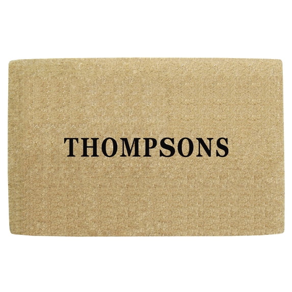 No Border 30" x 48" HeavyDuty Coir Doormat - Personalized