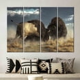 thumbnail image 5 of Wild Nature Poster, American Animal Wall Decor, Bison Battle Art Canvas, American Buffalo Artwork, Fashion Canvas Art, Canvas Wall Decor - Rolled Canvas, 5 of 9