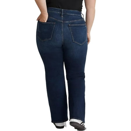 Madewell Womens Plus Skinny Dark Wash Flare Jeans