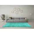 thumbnail image 3 of Ahgly Company Indoor Rectangle Persian Turquoise Blue Traditional Area Rugs, 3' x 5', 3 of 4