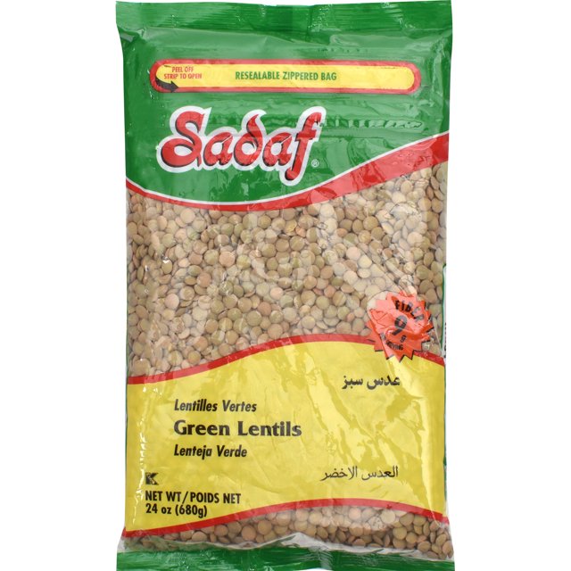 Lentilles vertes Sadaf, 680 g