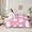 White Hotpink, variant on jejeloiu Pink Lovely Ghost Bedding Comforter Set 7-Piece,Halloween Skull Skeleton King Bedding Sets,Pink White Bed Sheets,Lightweight Room Decorative Reversible