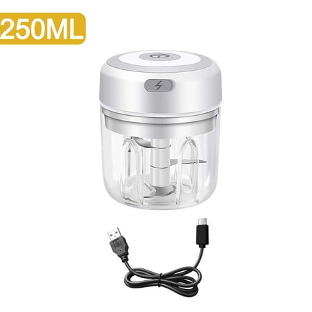 

NEW2022 NEW2022 ERQI 100/250mL Mini Electric Garlic Chopper USB Charging Ginger Shooter Machine Sturdy Durable Chili Vegetable