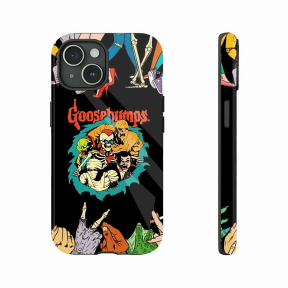 Goosebumps Spooky Art Phone Case for Horror Fans – Durable Shockproof Design, Perfect for Teens & Adults, Compatible with iPhone 11/12/13/14/15/16 (Pro Max/Plus)