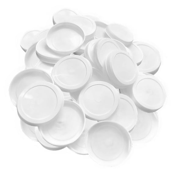 2" Mailing Tubes Light Weight Round Cardboard Shipping Tube Plastic White End Caps for Mailing Tubes, A Pack of 100