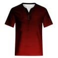 thumbnail image 4 of Borniu Women's Gradient T-shirt Summer Graphic Loose Tee Tops Casual Round Neck Short Sleeve Tops, 4 of 5