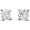 thumbnail image 6 of JewelMore 0.10-0.33 Carat Total Weight Round Natural Diamond Stud Earrings for Women in 14K White, Yellow, or Rose Gold with Push Backs (1/3cttw and up IGL Certified) - (G-H-IColor, I1-I2 Clarity), 6 of 7