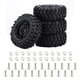 thumbnail image 2 of Juego de 4 neumáticos de goma de escala 1:10 para coche todoterreno con control remoto RC Rock Crawler, 2 of 13
