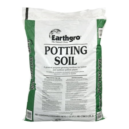 Earthgro Potting Soil, 1 cu. ft., For Indoor and Outdoor Use in Containers