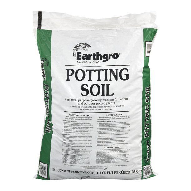 Earthgro Potting Soil 1 Cu Ft For Indoor And Outdoor Use In Containers Walmart Com Walmart Com