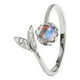 thumbnail image 2 of Fiudx Anillo de Cola de Pez, Anillo de Cristal Ajustable, Anillo de Piedra Lunar con Intuición, Anillo con Diseño de Cola de Sirena, Idea de Regalo Romántico, Joyería para Parejas, Accesorio Elegante, 2 of 7