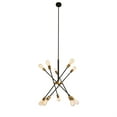 thumbnail image 3 of Axel Collection Chandelier D27.2 H32.5 Lt:10 Black and Brass Finish, 3 of 3