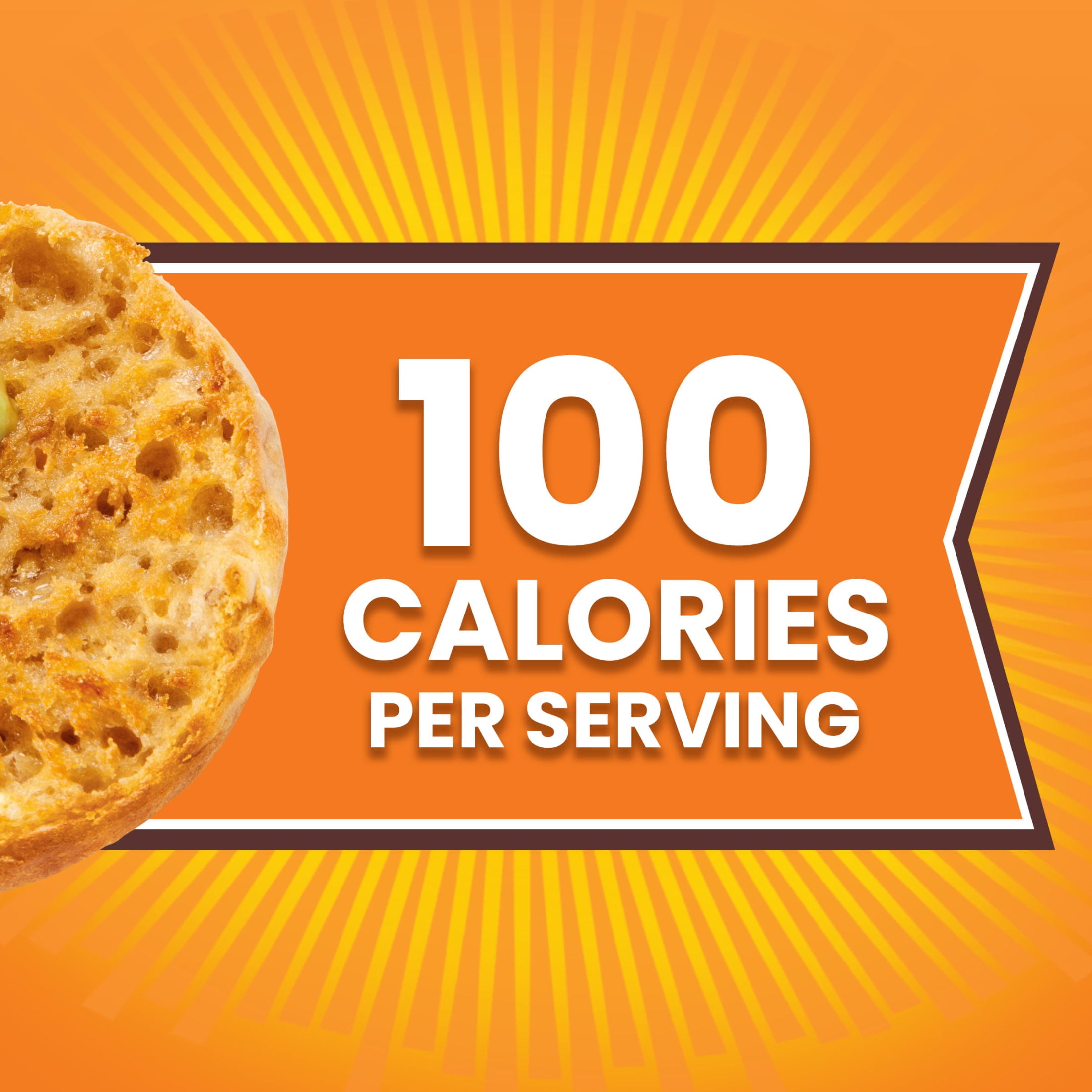 Thomas' Light Multi-Grain English Muffins, 6 count, 100 Calories English Muffins, 12 oz Tray
