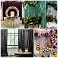 thumbnail image 5 of Efavormart Black Premium Smooth Velvet Divider Backdrop Curtain Panel, Privacy Photo Booth Event Drapes with Rod Pocket - 5ftx12ft, 5 of 6