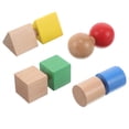 thumbnail image 2 of 1 juego de rompecabezas de clavijas geométricas de madera con formas para niños, desarrollo de habilidades motoras finas, juguete educativo de tornillos y bloques para niños y niñas, 2 of 8