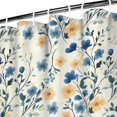 thumbnail image 3 of Pioneer Flower Floral Print Pattern Shower Curtain 36"x72" ,Bathroom Decorative Shower Curtains Set with 12 Hooks,Modern Waterproof Washable Shower Curtain, 3 of 6