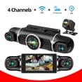 thumbnail image 1 of HLONK Four Channels Front+rear+left+right Dash Camera For Cars  360 °rotatable Camera  GPS Location  Support Wifi  Camera Security Dashboard  24 Hours Parking Monitor, 1 of 15