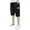 Black, variant on Boy's Baggy Cargo Shorts Straight Leg Cool Shorts Flap Pocket Letter Patched Short Olive Green 13-14 Years