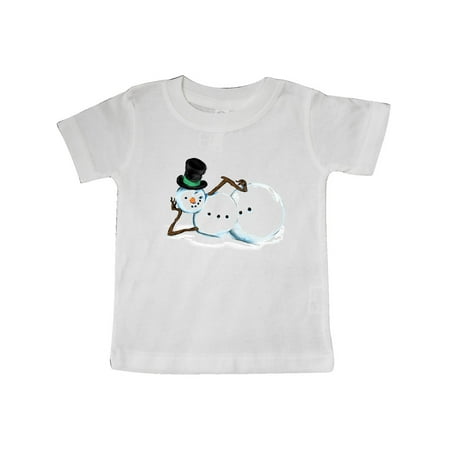 

Inktastic Sassy Snowman in Top Hat Gift Baby Boy or Baby Girl T-Shirt