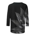 thumbnail image 5 of Blouses for Women Dressy Casual Plus Size,Women's Shirts Lightweight 2026 Spring Summer Fashion 3/4 Length Sleeve Tops Business Casual Blouses Western Outfits, 5 of 7