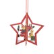thumbnail image 1 of Adorno colgante de madera 3D 2D para Navidad, estrella para árbol de Navidad, colgantes para Navidad, regalos de Año Nuevo, decoración para fiestas y el hogar, 1 of 6