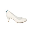 thumbnail image 2 of Women Leatherette Almond Toe Kitten Heel Pump - 18094, 2 of 5
