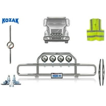 Kozak Volvo VNL 2018  Front Grille Deer Moose Bumper Guard - Chrome