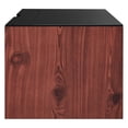 thumbnail image 3 of Wall Mount Computer Work Desk, Black Cherry, Melamine Wood , Home Office Business, Modern Contemporary HB34529, 3 of 8