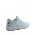 thumbnail image 2 of Remy-18 Women's Fashion Flat Glitter Light weight Lace Up Rubber Running Athletic Shoes, 2 of 2