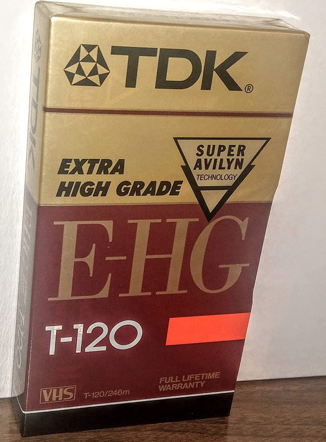 TDK Premium Quality VHS T-120 HS Pack of 6