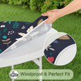 thumbnail image 5 of Pioneer Flower Floral Print Pattern Round Fitted Tablecloth with Elastic Edge,Dining Table Cover Waterproof,Outdoor Round Tablecloth for Camping,Dining,Indoor and Outdoor, 5 of 7