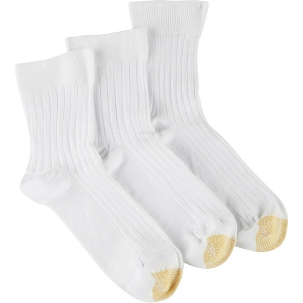 GOLDTOE Gold Toe Womens 3pk. NonBinding Mini Crew Socks Walmart