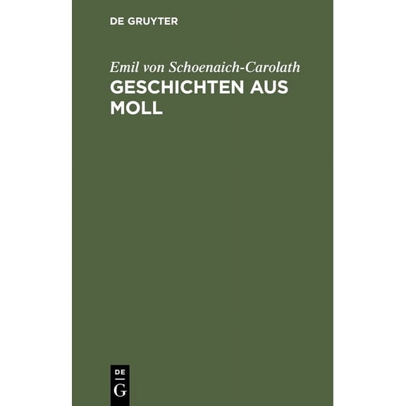 Geschichten Aus Moll (Hardcover)