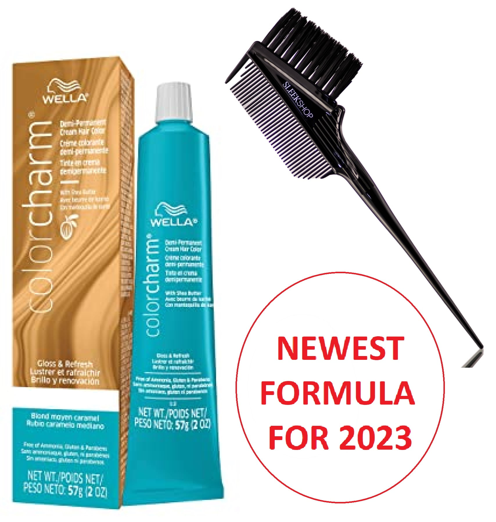 7A Med Cool Blnd , Wella Color Charm DEMIPERMANENT Cream Hair Color