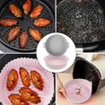 thumbnail image 4 of 4 Piezas Accesorios para Freidora de Aire, Olla de Silicona para Airfryer, Accesorios para Freidora de Cesta de Freidora, Accesorios para Freidora de Cesta de Silicona, Adecuado para Horno, Microonda, 4 of 5