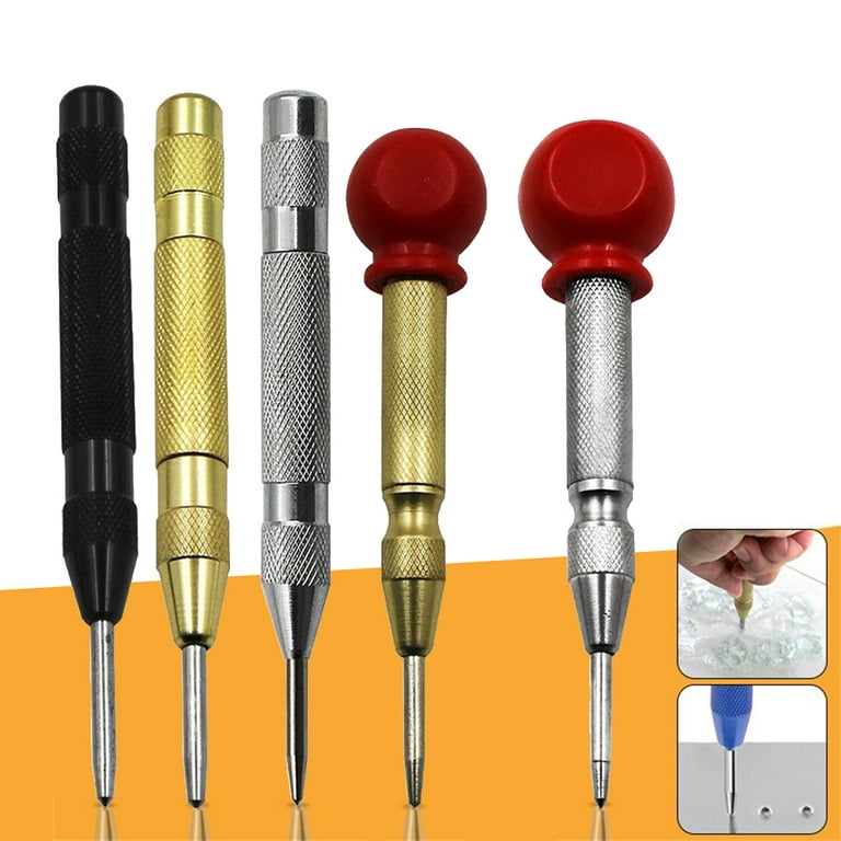 Automatic Center Punch Automatic Kerner Metal Punch Tool Woodworking Tools  Loaded Marker Wood Chisel Joinery Carpenter Tool