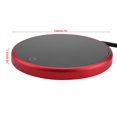 thumbnail image 1 of Almohadilla eléctrica para calentar tazas, taza de té, café, leche, calentador, bandeja de posavasos, 220-240V (enchufe rojo del Reino Unido) Unbranded JY13656-02, 1 of 7