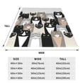 thumbnail image 5 of Bingfone Colors Cats Print Flannel Fleece Blanket Throw Blanket For Bed,Sofa,Couch,Travel,Camping(40"X30"), 5 of 9