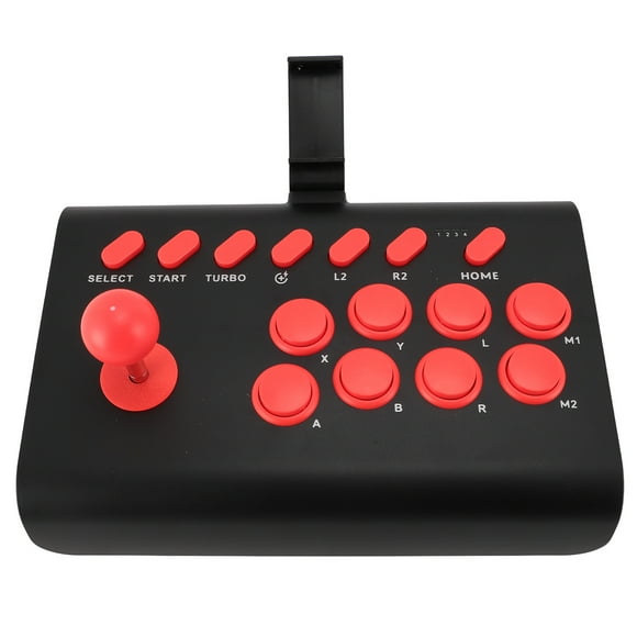 Fight Stick, WL BT Fighting Game Controller with Macro Programming, Ergonomic Fighting Joystick for IOS, for , for Switch, for PS3, for Steam Deck