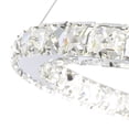 thumbnail image 5 of CWI Lighting Ring Transitional Metal LED Chandelier in Chrome, 5 of 6