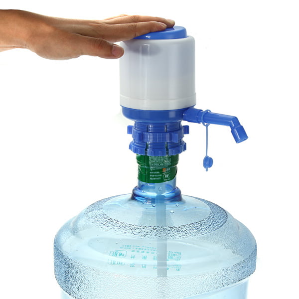 Universal Portable Hand Press Manual Drinking Water Pump Fits Most Bottle Drinking Water Dispenser