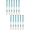 thumbnail image 6 of FUEENIRVA Percussion Instrument Drum Brushes, Stylish Blue, Easy to Use, 6Pairs, 6 of 8