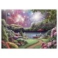 thumbnail image 7 of 4-in-1 Puzzle Waterside Retreat - 500 Pieces Each Puzzle, Gift, 7 of 7