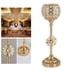 thumbnail image 3 of Portavelas de hierro perfecl Navidad candelabro de cristal, 3 of 8