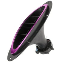 KONTONTY Car Horn Tweeter Audio System Round Black 1Pack