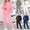 WYTZ1-Blue, variant on Meichang 2 Piece Sweatsuits for Women Long Sleeve Sweatshirt Top and Jogger Pants Fall Outfits Activewear Lounge Sets Loose Fit Workout Sets Matching Tracksuit