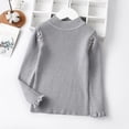 thumbnail image 2 of Uccdo 2-7T Toddler Girls Casual Turtleneck Knit Sweaters Long Sleeve Solid Pullover Blouse Tops, 2 of 4